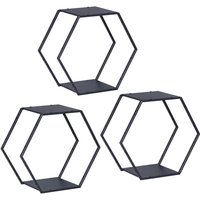 [en.casa] - Regalset Tand 3-tlg. Stahl Schwarz von [EN.CASA]