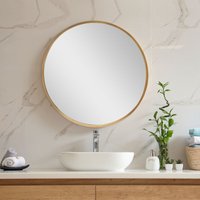 Wandspiegel Modugno 60cm Gold [en.casa] von [EN.CASA]