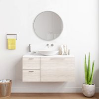 [en.casa] - Wandspiegel Modugno 60cm Weiß von [EN.CASA]