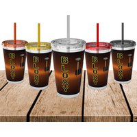 Roblox Bloxy Cola Trinkbecher - Bpa-Frei, Doppelwandig Mit Strohhalm, Must Have Geschenk Für Gamer, Perfekt Geburtstagsfeiern von ENADigitalDesign