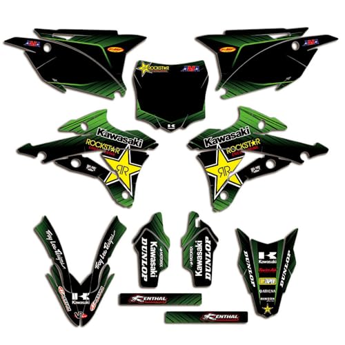 ENARUI Dekor Aufkleber Decals Graphics für Kawasaki KX 85 100 KX85 KX100 2014-2021 von ENARUI
