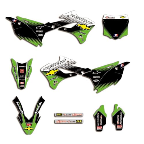 ENARUI Dekor Aufkleber Decals Graphics für Kawasaki KX 85 112 KX85 KX112 2022 2023 2024 von ENARUI