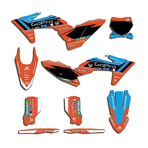 ENARUI Dekor Aufkleber Kompatibel mit KTM SX SXF XC XCF 250 125 150 350 450 200 300 400 525 2023 2024 und KTM EXC EXC-F XCW-F 2024 2025 von ENARUI