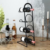 Weinregal Anchamps für 4 Flaschen [en.casa] von [EN.CASA]