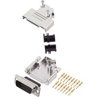D45ZK15-DBCP-K 6355-0051-02 d-sub Stiftleisten-Set 45 ° Polzahl: 15 Crimpen 1 St. - Encitech von ENCITECH