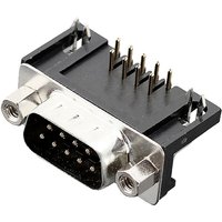 Encitech - DRB-09M-TBG-110 2103-2100-01 d-sub Stiftleiste 90 ° Polzahl: 9 Lötpins 1 St. Tray von ENCITECH