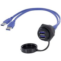 Encitech 2 x USB 3.0 Buchse A Chassisbuchse, Einbau 1310-1036-04 M30 1310-1036-04 Inhalt: 1St. von ENCITECH