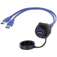 Encitech 2 x USB 3.0 Buchse A Chassisbuchse, Einbau 1310-1036-05 M30 1310-1036-05 Inhalt: 1St. von ENCITECH