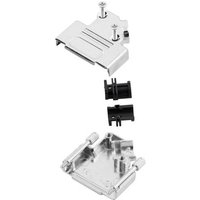 Encitech D45ZK37-NM-K 6560-0166-14 D-SUB Gehäuse Polzahl (num): 37 Zinkdruckguss 45° Metall 1St. von ENCITECH