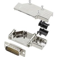 Encitech DCMR15-FK-HDP26-W-K 6355-8066-02 D-SUB Stiftleisten-Set 90° Polzahl (num): 26 Lötkelch 1St. von ENCITECH