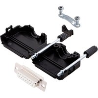 DPPK15-BK-DBS-W-K 6355-8001-12 d-sub Buchsenleisten-Set 180 ° Polzahl: 15 Lötkelch 1 St. - Encitech von ENCITECH