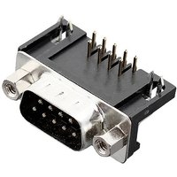 Encitech DRB-09M-TBG-110 2103-2100-01 D-SUB Stiftleiste 90° Polzahl: 9 Lötpins Tray von ENCITECH