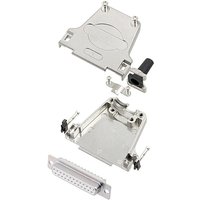 Encitech - DTZF25-DMS-W-K 6355-8045-13 d-sub Buchsenleisten-Set 180 ° Polzahl: 25 Lötkelch 1 St. von ENCITECH