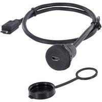 Encitech Micro USB 2.0 Typ B Chassisbuchse, Einbau 1310-1023-01 M22 1310-1023-01 Inhalt: 1St. von ENCITECH