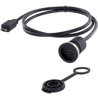 Encitech Micro USB 2.0 Typ B Chassisbuchse, Einbau M16 1310-1013-02 Inhalt: 1St. von ENCITECH