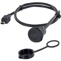 Encitech Mini USB 2.0 Typ AB Chassisbuchse, Einbau 1310-1021-01 M22 1310-1021-01 Inhalt: 1St. von ENCITECH