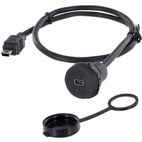 Encitech Mini USB 2.0 Typ AB Chassisbuchse, Einbau 1310-1021-02 M22 1310-1021-02 Inhalt: 1St. von ENCITECH
