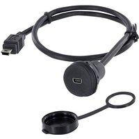 Encitech Mini USB 2.0 Typ AB Chassisbuchse, Einbau 1310-1021-03 M22 1310-1021-03 Inhalt: 1St. von ENCITECH