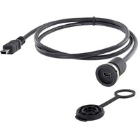 Encitech Mini USB 2.0 Typ B Chassisbuchse, Einbau M16 1310-1011-01 Inhalt: 1St. von ENCITECH