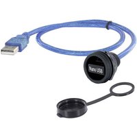 Encitech USB 2.0 Stecker A Chassisbuchse, Einbau 1310-1032-01 M22 1310-1032-01 Inhalt: 1St. von ENCITECH