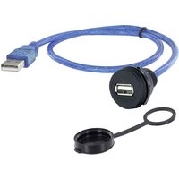 Encitech USB 2.0 Typ A Chassisbuchse, Einbau 1310-1018-05 M22 1310-1018-05 Inhalt: 1St. von ENCITECH