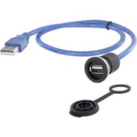 Encitech USB 2.0 Typ A Chassisbuchse, Einbau M16 1310-1002-01 Inhalt: 1St. von ENCITECH