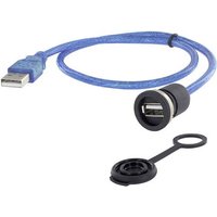 Encitech USB 2.0 Typ A Chassisbuchse, Einbau M16 1310-1002-02 Inhalt: 1St. von ENCITECH