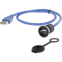 Encitech USB 2.0 Typ A Chassisbuchse, Einbau M16 1310-1002-05 Inhalt: 1St. von ENCITECH