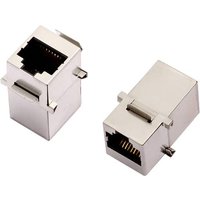 Encitech 3101S-8821 RJ45-Steckverbinder CAT 5e 2101-0115-03 Doppelkupplung Polzahl 8P8C Schwarz 1St. Encitech 3101S-8821 RJ45-Steckverbinder CAT 5e 2101-0115-03 Doppelkupplung Polzahl 8P8C Schwarz 1St. von ENCITECH