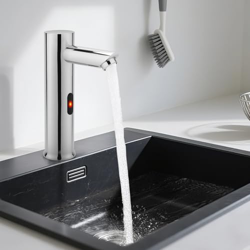 ENCOFT Wasserhahn mit Sensor Einstellbarer Warm und Kaltwasserhahn Infrarot Automatisch Armaturen Badarmatur Waschtischarmatur Küchenarmatur ENCOFT Wasserhahn mit Sensor Einstellbarer Warm und Kaltwasserhahn Infrarot Automatisch Armaturen Badarmatur Waschtischarmatur Küchenarmatur von ENCOFT