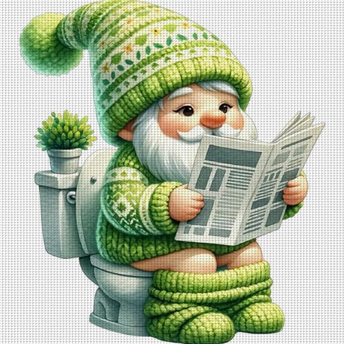 ENCOMAG Wichtel Kreuzstich Stickpackungen Erwachsene, Stickvorlagen Vorgedruckt Kreuzstich Stickpackung Zum Sticken Starter Set FüR Erwachsene Kinder Anfänger,25x25cm ENCOMAG Wichtel Kreuzstich Stickpackungen Erwachsene, Stickvorlagen Vorgedruckt Kreuzstich Stickpackung Zum Sticken Starter Set FüR Erwachsene Kinder Anfänger,25x25cm von ENCOMAG