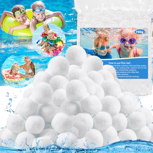 ENCOUN Filterbälle Pool, 700g Filterbälle, Filterbälle Filtermaterial ersetzen 25 kg, Pool Filterbälle für sandfilteranlagen, Schwimmbad, Filterpumpe, Aquarium Sandfilter ENCOUN Filterbälle Pool, 700g Filterbälle, Filterbälle Filtermaterial ersetzen 25 kg, Pool Filterbälle für sandfilteranlagen, Schwimmbad, Filterpumpe, Aquarium Sandfilter von ENCOUN