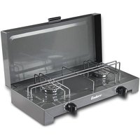 Enders - Kocher Canberra 2-flammig Campingkocher Stahl grau von Enders