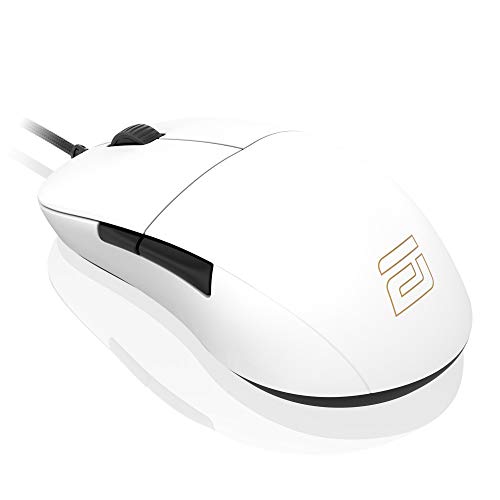 ENDGAME GEAR XM1r Gaming-Maus – Optischer PixArt PAW3370 Sensor – 50 bis 19.000 CPI – 5 Tasten – Kailh GM 8.0 Switches – 80 Millionen Klicks – USB – ergonomisch – 70 g Gewicht – Weiß von ENDGAME GEAR