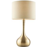 Endon Piccadilly - Tisch-Touch-Lampe Weichmessing, E14 von Endon