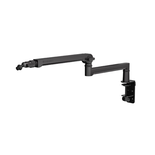 ENDORFY Broadcast Low Profile Boom Arm, Premium Low Profile Mikrofon Smartfone und Lichtarm mit Kabel, 360 Grad drehbar von ENDORFY
