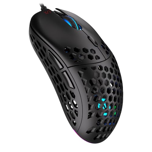 ENDORFY LIX, Leichtes Design (59 g), PixArt PMW3325 Sensor, 8000 maximale DPI, mechanische Schalter Kailh GM 4.0 60M, 6 programmierbare Tasten, PTFE-Mausfüße, EY6A002 von ENDORFY