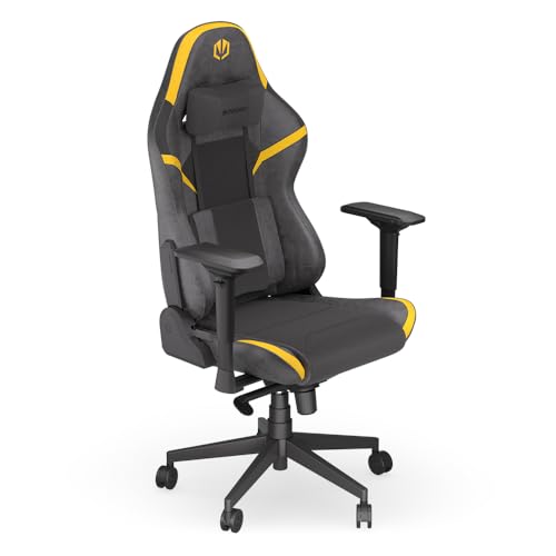 ENDORFY Scrim YL, Gaming Stuhl, bürostuhl, schreibtischstuhl, Bequeme Konstruktion, Hochwertiges PU-Leder und atmungsaktives Gewebe, 4D-Armlehnen, Multilock Mechanismus, EY8A003 von ENDORFY