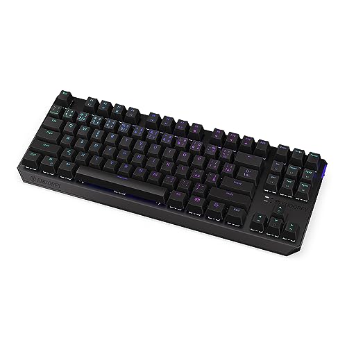 ENDORFY Thock TKL Wireless CZ Red, Kailh Box Red Linear switches, Wireless Keyboard 2.4 GHz and Bluetooth, TKL 80% Mechanical Keyboard, Czech Layout | EY5C005 ENDORFY Thock TKL Wireless CZ Red, Kailh Box Red Linear switches, Wireless Keyboard 2.4 GHz and Bluetooth, TKL 80% Mechanical Keyboard, Czech Layout | EY5C005 von ENDORFY