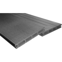 16m² Hellgrau wpc Terrassendielen Komplettset - Endorphin von ENDORPHIN