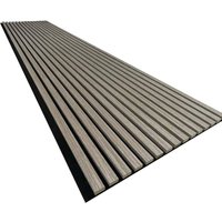 2 Stück Akustikpaneele 61x266x2,1cm Holzfurnier Walnuss dunkel - Endorphin von ENDORPHIN