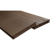 24m² Braun wpc Terrassendielen Komplettset - Endorphin von ENDORPHIN