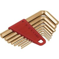 Sechskantwinkelschraubendrehersatz 8tlg. Aluminium-Mehrstoff-Bronze - 0250001S - Endres Tools von ENDRES TOOLS