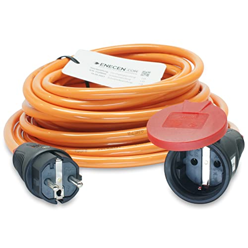 ENECEN 1033210 Verlängerungskabel 230V/16A IP44 PUR H07BQ-F 3x2,5 mm² mit Vollgummi ST/KU KD 10m von ENECEN