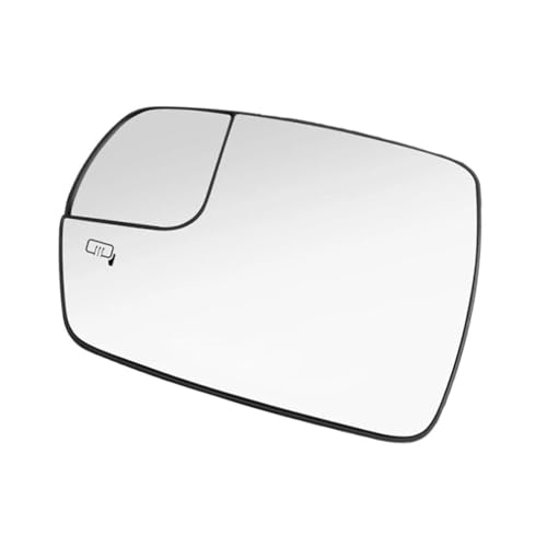 Außenspiegel Auto Glas Ersatz Für Edge 2015 2016 2017 2018 Linker oder rechter Türflügel beheizter Rückspiegel Glas Seitenspiegel weiße Linse(Left Driver Side) von ENEFCKCHRL