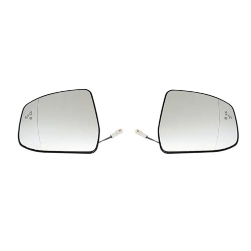 Außenspiegel Auto Glas Ersatz Für Fokus Für MK2 Für MK3 Für Mondeo Für MK4 Erhitzt Auto Seite Spiegel Glas Blind Spot Warnung ersetzen tür flügel links rechts(Right side RH) von ENEFCKCHRL