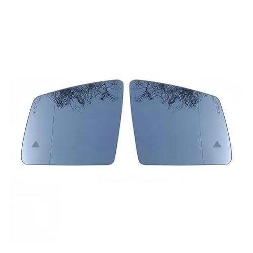 Außenspiegel Auto Glas Ersatz Für GL ML Für GLE Klasse W164 W166 2010-2018 Weitwinkel Ersatz Erhitzt Blind Spot Warnung Flügel Hinten spiegel Glas(A pair) von ENEFCKCHRL