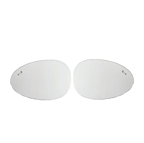 Außenspiegel Auto Glas Ersatz Für ORA Für Funky Für Katze Für GT 2021-2024 Rückspiegel Glas Tür Seite Spiegel Objektiv Heizung mit Blind Spot Licht Muster(2PCS left and right) von ENEFCKCHRL