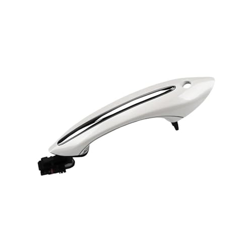 ENEFCKCHRL Außentürgriff Für 5 7 Series F02 F10 F06 F07 Schwarz Weiß Braun Auto Außen Komfort Türgriff Keyless Türgriff Abdeckung Trim(White Front Left) von ENEFCKCHRL