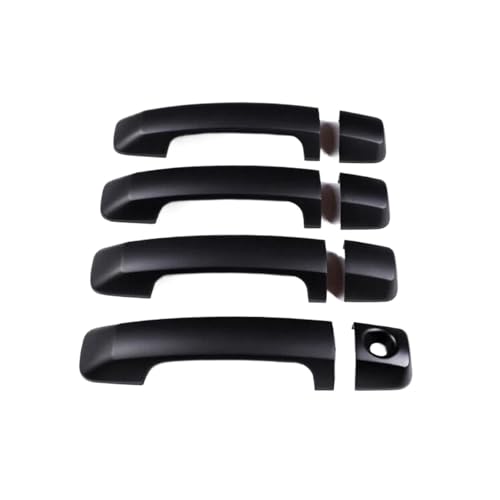 ENEFCKCHRL Außentürgriff Für Tundra Für Sequoia 2008-2016 2017 2018 2019 2020 2021 Matt Schwarz ABS Kunststoff 1 Set Auto Seite türgriff Abdeckung Trim Türgriff Abdeckung Trim von ENEFCKCHRL